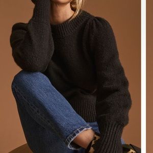 Anthropologie Maeve puff sleeved sweater